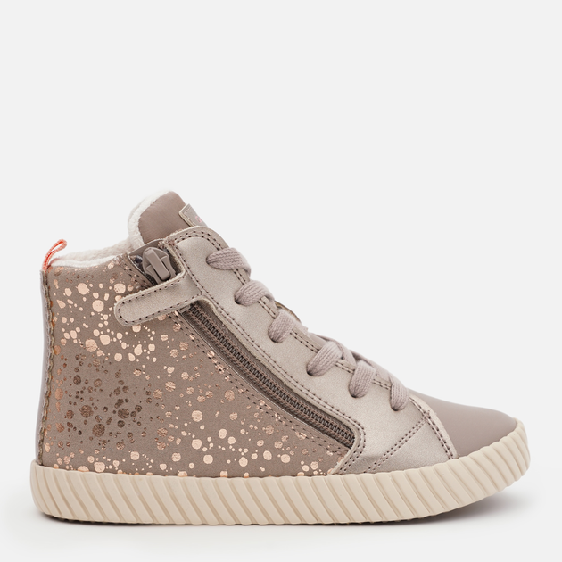Sneakersy młodzieżowe dziewczęce wysokie Geox J Mirroless Girl J46MNA-0AUAJ-C5005 35 Beżowe (8056206992573) - obraz 1