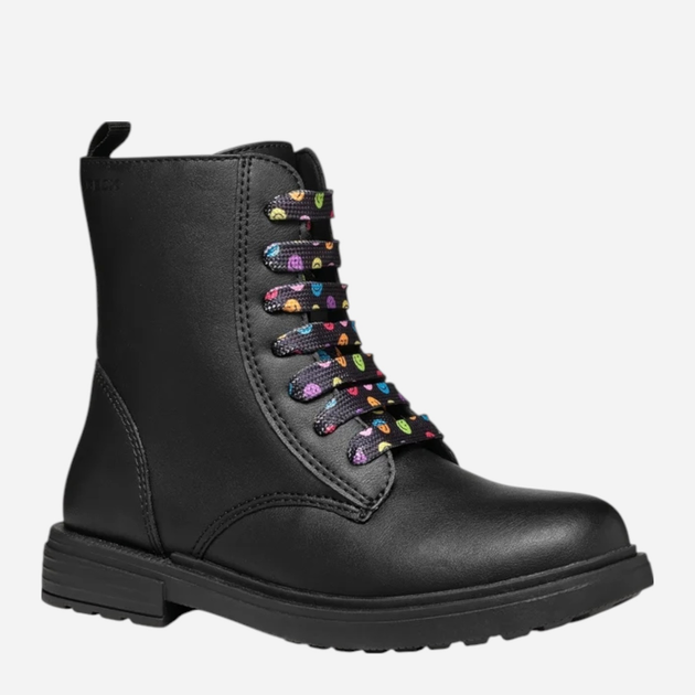 Підліткові демісезонні черевики для дівчинки Geox J Eclair Girl J049QD-0003W-C9240 39 Чорні (8056206883598) - зображення 2