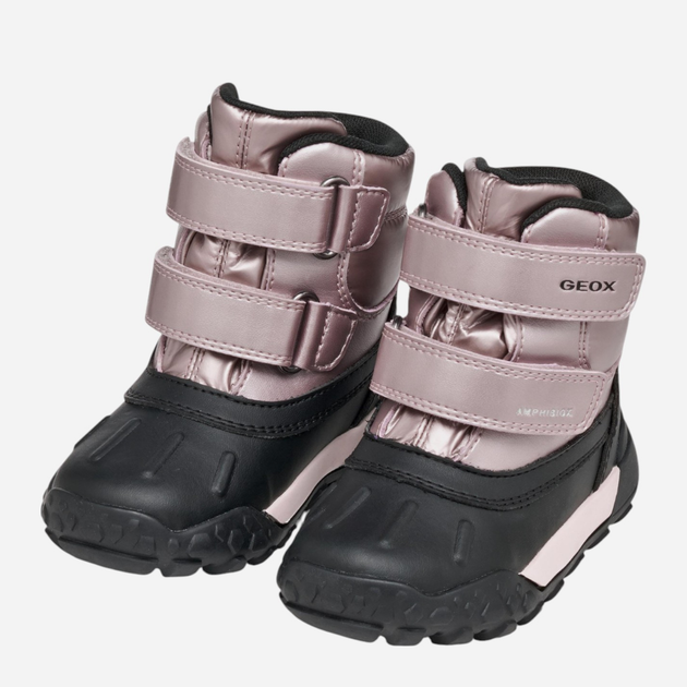 Дитячі зимові чоботи для дівчинки Geox B Trekkyup Girl B Ab B566MC-0NFLV-C8011 23 Рожеві (8058192465079) - зображення 6