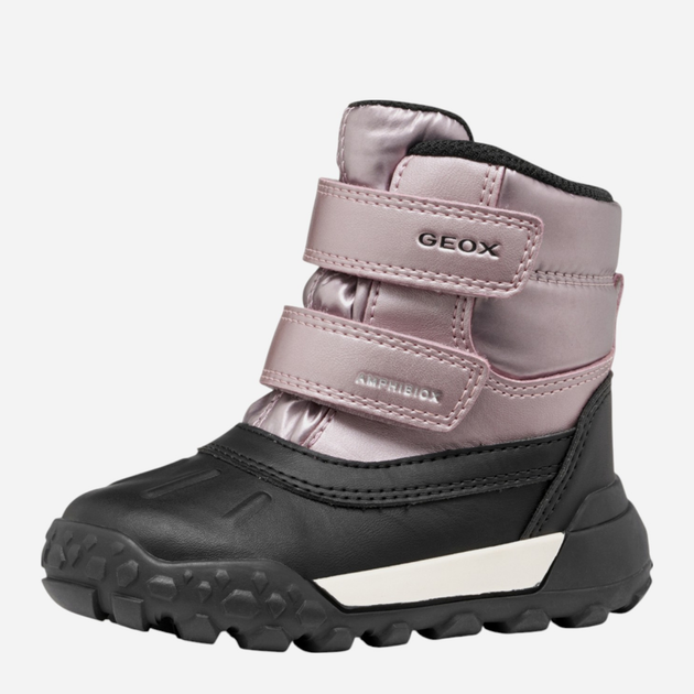 Дитячі зимові чоботи для дівчинки Geox B Trekkyup Girl B Ab B566MC-0NFLV-C8011 25 Рожеві (8058192465093) - зображення 5