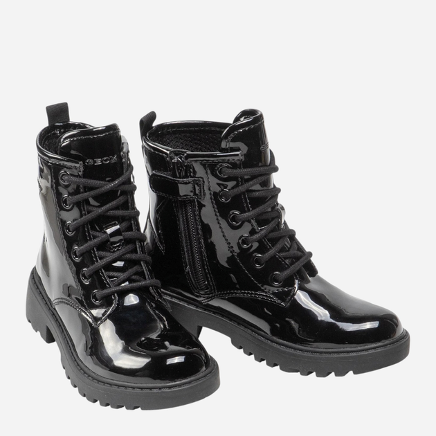 Жіночі черевики високі Geox J Casey Girl J9420G-000HH-C9999 41 Чорні (8054730143997) - зображення 4