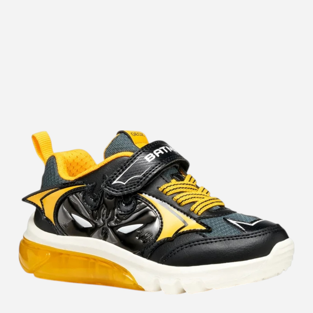 Buty sportowe chłopięce na rzepy świecące Geox J Ciberdron Boy J56LBC-0BC14-C0054 26 Czarne (8058192455971) - obraz 2