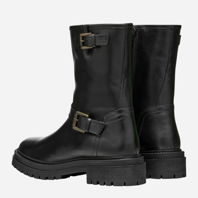 Kozaki damskie skórzane Geox D Iridea D56HRK-00043-C9999 38 Czarne (8058192474378) - obraz 4