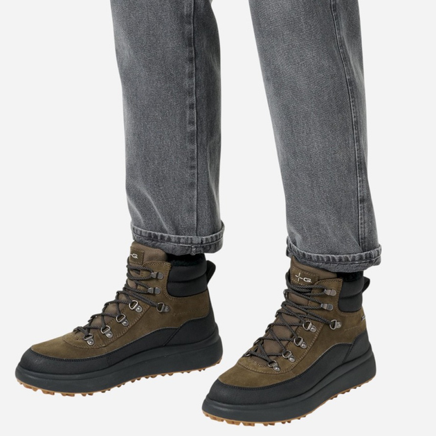 Trzewiki męskie skórzane Geox U Granito + Grip B A U46FZD-022BC-C0498 45 Khaki (8058192530463) - obraz 2