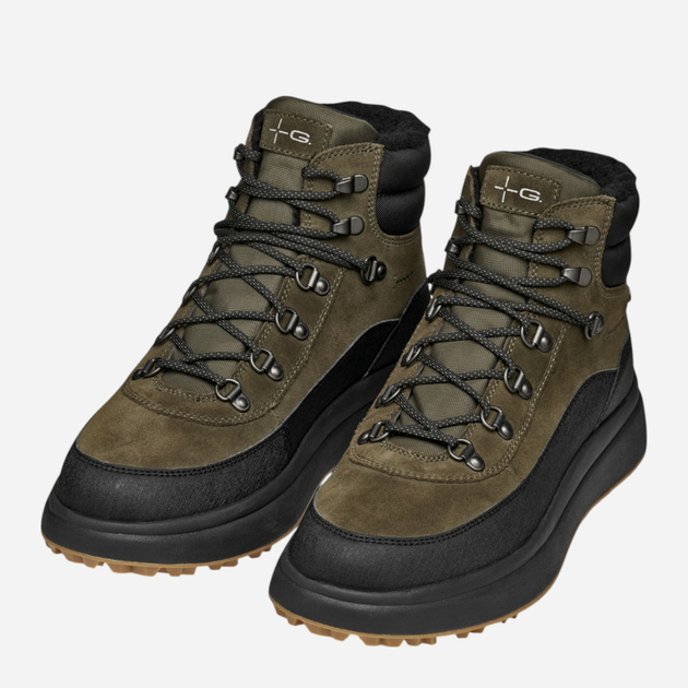 Trzewiki męskie skórzane Geox U Granito + Grip B A U46FZD-022BC-C0498 41 Khaki (8058192530432) - obraz 6