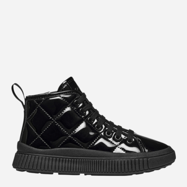 Sneakersy młodzieżowe dziewczęce wysokie Geox J Laquinny Girl J56M3F-000HH-C9999 37 Czarne (8058192520129) - obraz 1