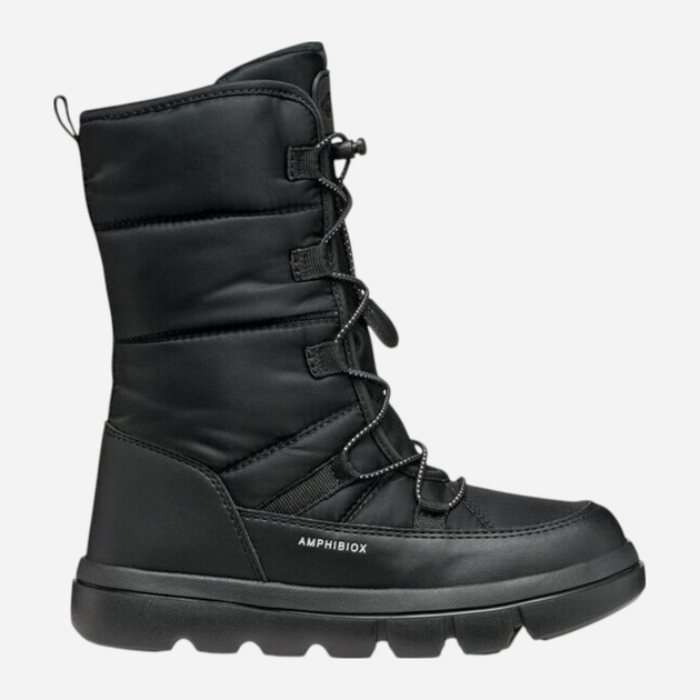 Підліткові зимові чоботи для дівчинки Geox J Willaboom Girl B A J56HWA-0FU54-C9999 39 Чорні (8058192512308) - зображення 1