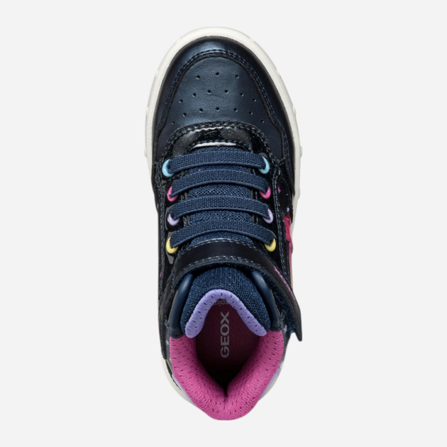 Sneakersy dziecięce wysokie dla dziewczynki Geox J Skylin Girl J568WB-0PVKC-C4243 32 Granatowe (8058192430466) - obraz 6