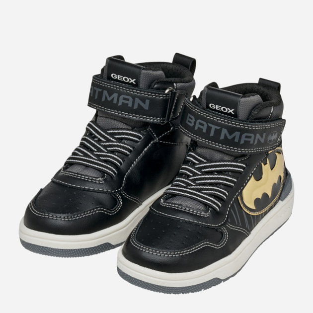 Sneakersy chłopięce wysokie Geox J Washiba Boy J56LQG-05411-C0495 26 Czarne (8058192455421) - obraz 5
