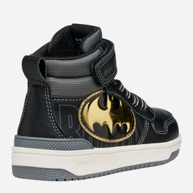 Sneakersy chłopięce wysokie Geox J Washiba Boy J56LQG-05411-C0495 34 Czarne (8058192455506) - obraz 4