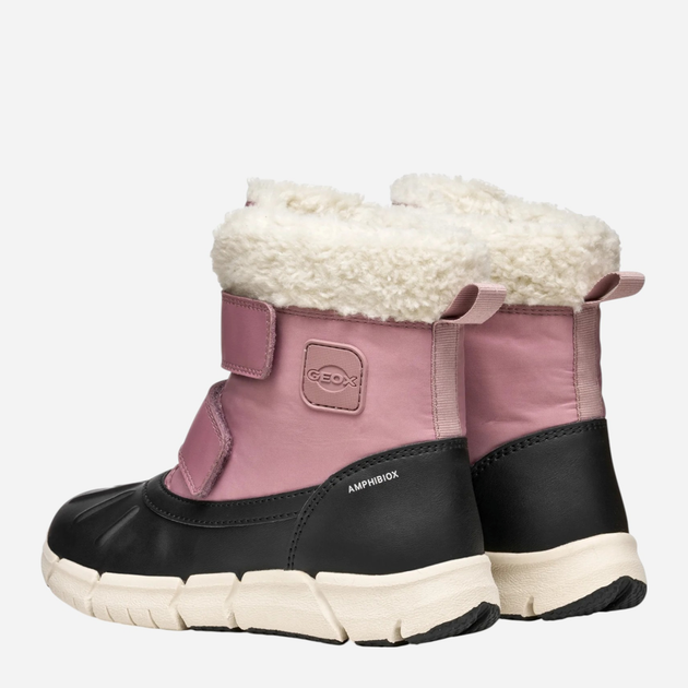 Дитячі зимові чоботи для дівчинки Geox J Flexyper Girl B Ab J46APC-0BCFU-C8A9B 29 Рожеві (8058192497995) - зображення 3