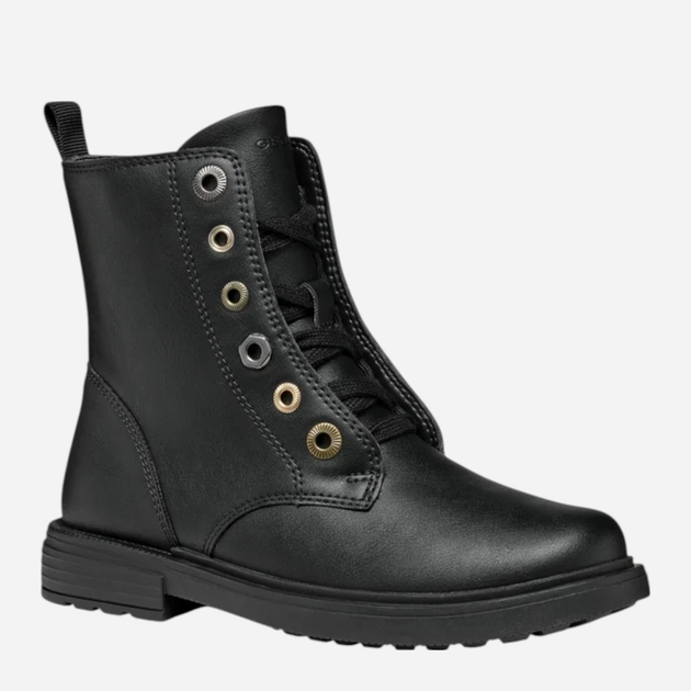 Підліткові демісезонні черевики для дівчинки Geox J Eclair Girl J569QP-000BC-C9999 39 Чорні (8058192526657) - зображення 2