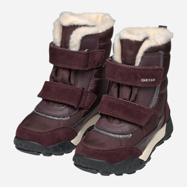 Дитячі зимові чоботи для дівчинки Geox J Trekkyup Girl B Ab J46M7E-08V22-C7357 26 Фіолетові (8058192503887) - зображення 5