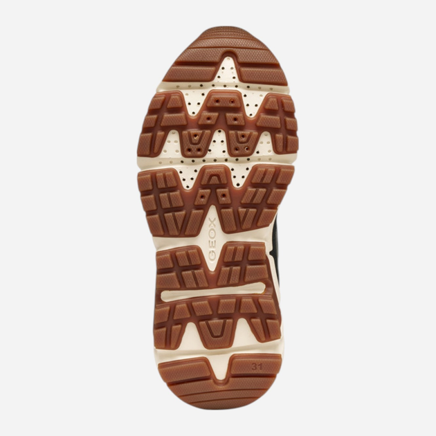 Buty sportowe chłopięce na rzepy Geox J Flexyper Plus Boy J56LCA-0MEFU-C3009 32 Khaki (8058192429736) - obraz 7