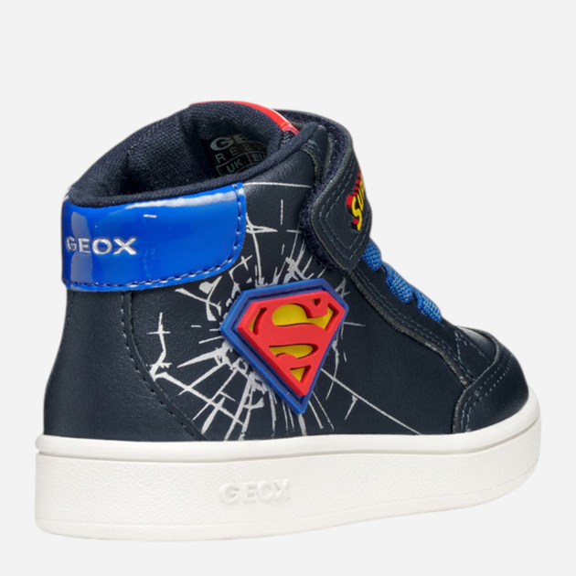 Sneakersy chłopięce wysokie Geox B Eclyper Boy B565LB-000BC-C4226 22 Granatowe (8058192456633) - obraz 4