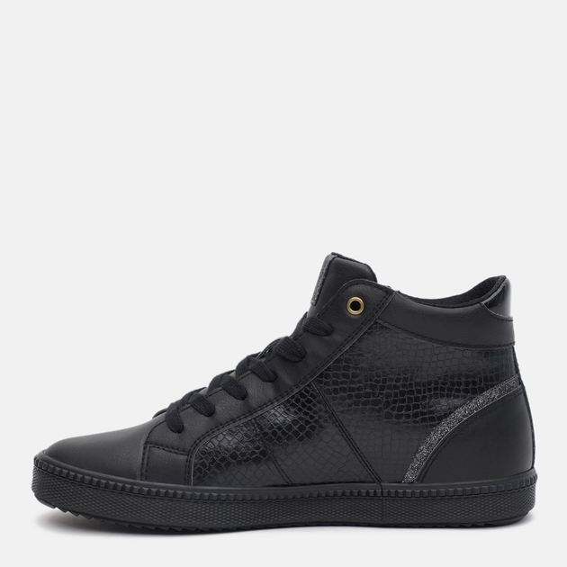 Sneakersy damskie wysokie Geox D Blomiee D166HB-00454-C9999 40 Czarne (8050036166944) - obraz 4