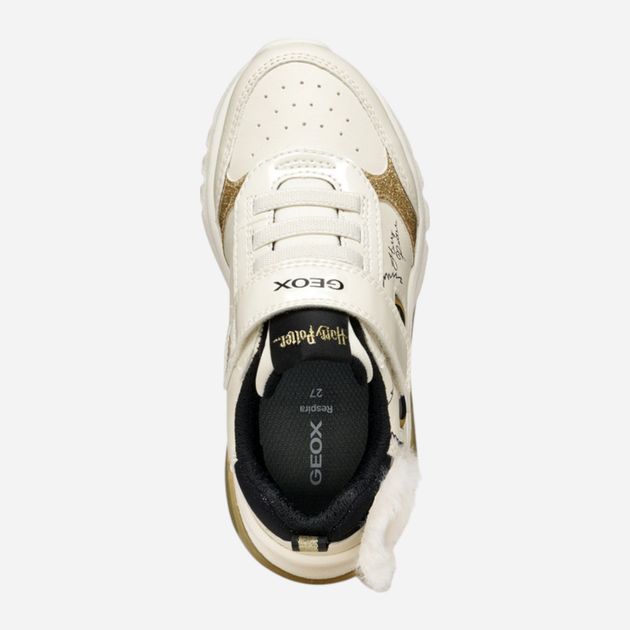 Sneakersy dziecięce dla dziewczynki na rzepy Geox J Ciberdron Girl J56LPA-0BCKN-C1M2U 29 Białe (8058192455742) - obraz 5