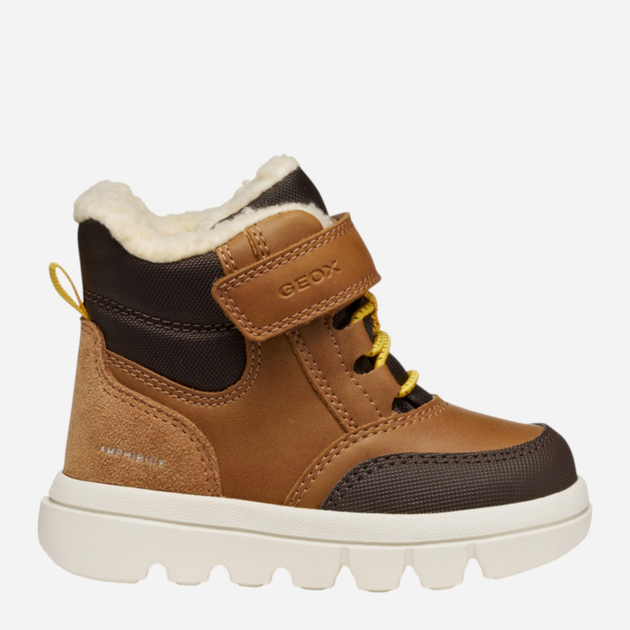 Дитячі зимові чоботи для хлопчика Geox B Willaboom Boy B Ab B365BC-0ME22-C6654 22 Коричневі (8058192458279) - зображення 1