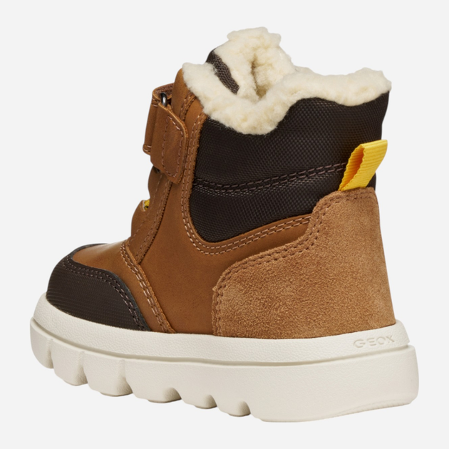 Дитячі зимові чоботи для хлопчика Geox B Willaboom Boy B Ab B365BC-0ME22-C6654 26 Коричневі (8058192458316) - зображення 3
