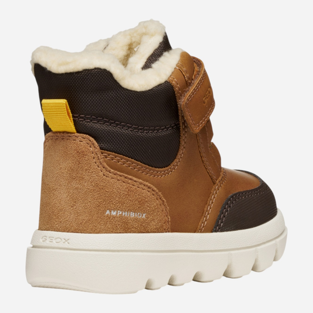 Дитячі зимові чоботи для хлопчика Geox B Willaboom Boy B Ab B365BC-0ME22-C6654 22 Коричневі (8058192458279) - зображення 4
