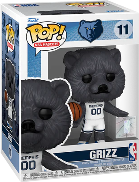 Ігрова фігурка Funko Pop NBA Mascots Memphis Grizz 9.5 см (0889698796293) - зображення 1