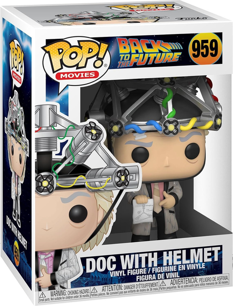 Figurka Funko Pop! Back to The Future Doc with Helmet 959 (889698469142) - obraz 1
