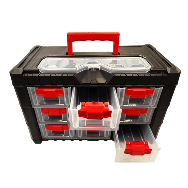 Органайзер для інструментів Multicase Cargo 30 400х200х260 (9 секцій) Haisser 90142 - зображення 5