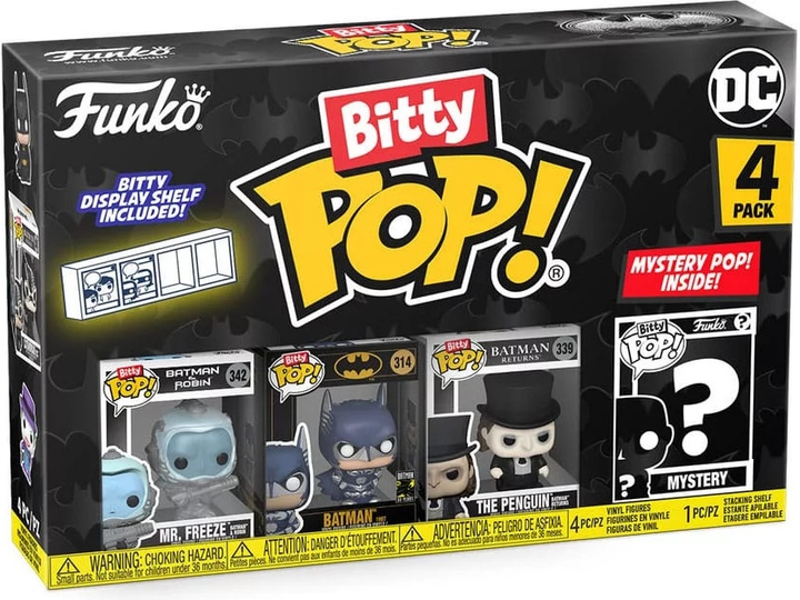Zestaw figurek Figurka Funko Bitty Pop DC: Batman 85th - Mr. Freeze 3.5 cm 4 szt (889698811293) - obraz 1