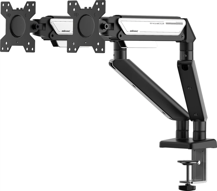 Uchwyt na dwa monitory 17-32" Anda Seat Stealth II Duo Black-White (AD-W-A6D-2S-BW) - obraz 4