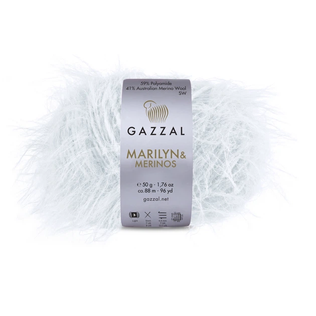 Пряжа Gazzal Marilyn&Merinos 8251 - Фото 1 Пряжа Gazzal Marilyn&Merinos 8251 - зображення 1