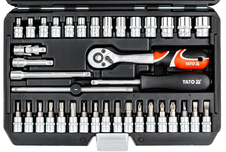 Zestaw narzędziowy Yato 1/4'' 38 szt. (YT-14471) - obraz 5