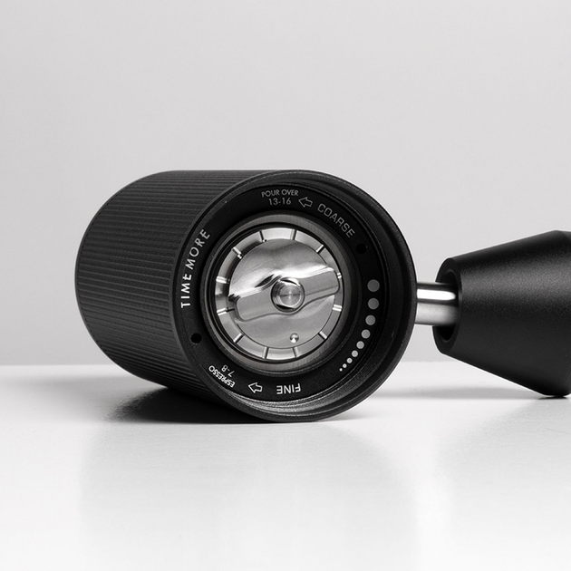 Ручна кавомолка Timemore Chestnut C3S MAX чорна (6959493506855) - зображення 6