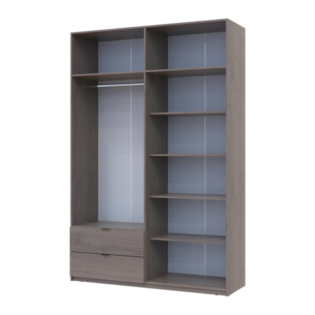 Распашной Шкаф для одежды Doros Лукас Канноло/Канноло 160х50х240 (44900366) - Фото 4 Распашной Шкаф для одежды Doros Лукас Канноло/Канноло 160х50х240 (44900366) - изображение 4