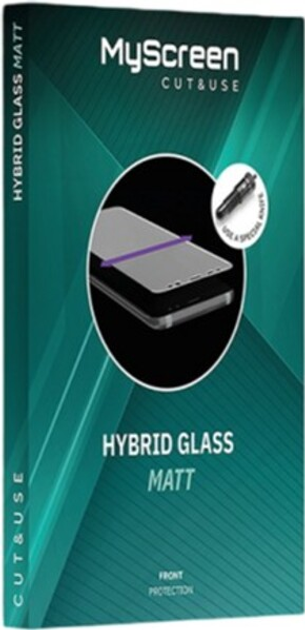 Захисна плівка MyScreen CUT&USE HYBRID GLASS MATT 4.0 для смартфона 7" (M CU FOL 7 HG MATT DRY 4.0) - зображення 1