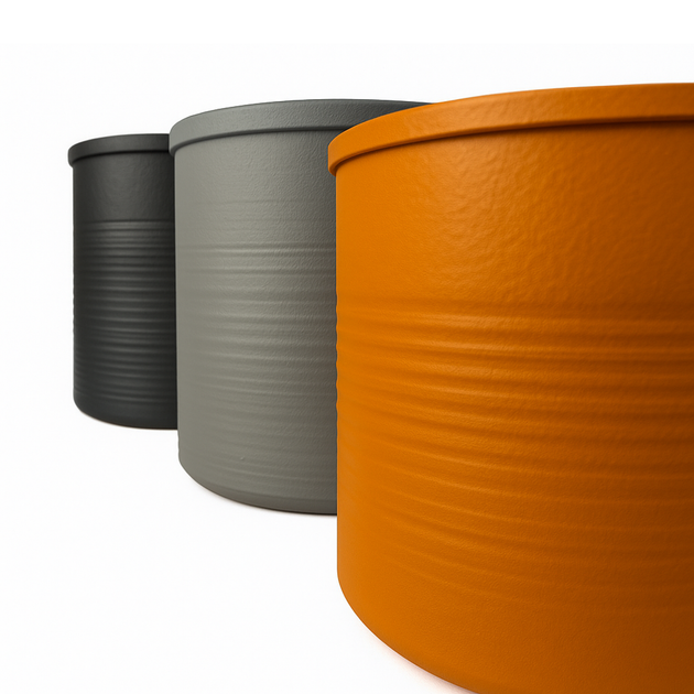 Кашпо Edelman Momo cylinder Mica Decorations круглий 14 см теракотовий - изображение 13