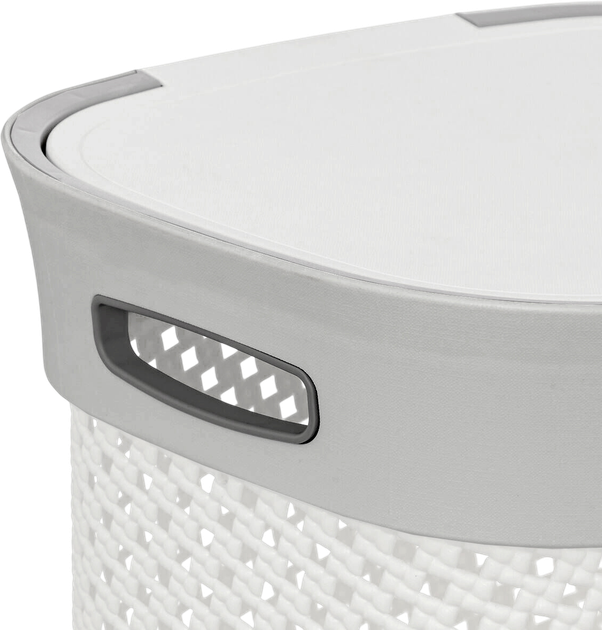 Кошик для білизни 5five Simply Smart Hamper білий 60 л (3560233510501) - зображення 3