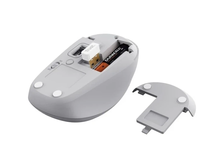 Миша Trust Yvi+ Compact Multi-Device Wireless White (25454) - изображение 2