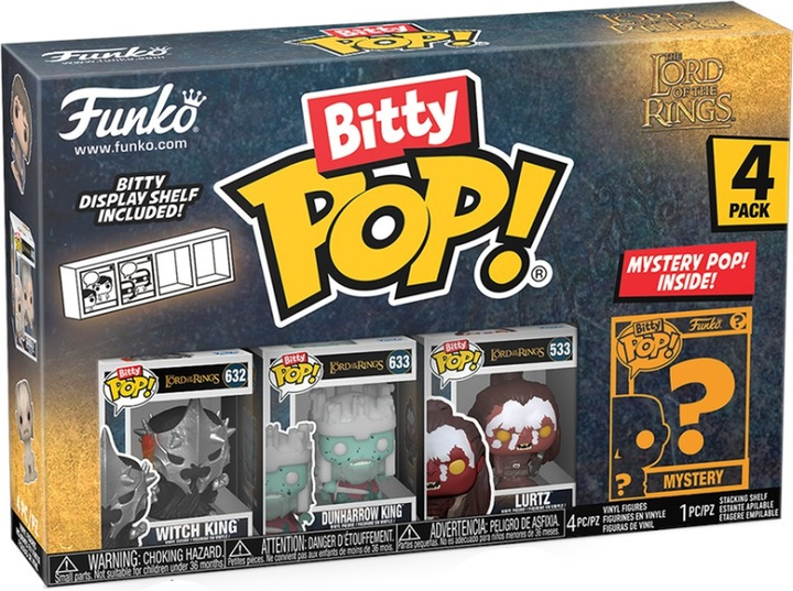 Zestaw figurek Funko Bitty Pop Lord of the Rings Witch King 4 szt (0889698754590) - obraz 1