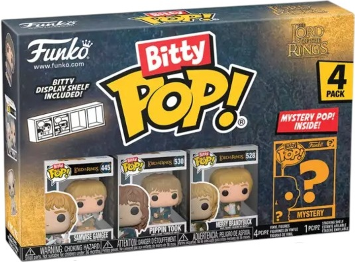 Zestaw figurek Funko Bitty Pop Lord of the Rings Samwise 4 szt (0889698754583) - obraz 1