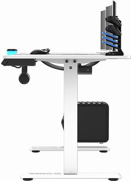 Ігровий стіл ULTRADESK Level V2 White (UDESK-LVA-WT) - зображення 10