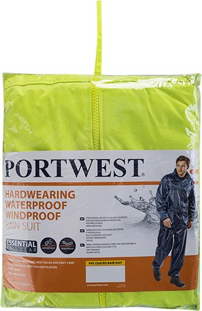 Костюм влагозащитный Portwest Essentials L440 Салатовый, размер XXXL - изображение 7