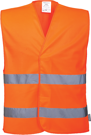 Жилет светоотражающий Portwest C474 L/XL Оранжевый - изображение 4