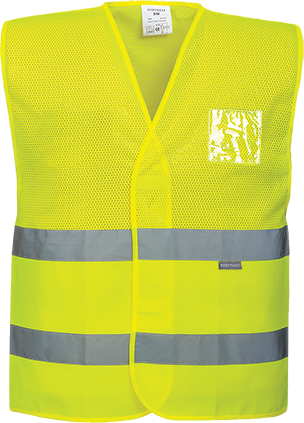 Жилет светоотражающий сетчатый Portwest C494 L/XL Жёлтый - изображение 7