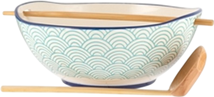 Миска для рамен Typhoon World Foods з паличками 0.8 л (5010853283715) - зображення 1