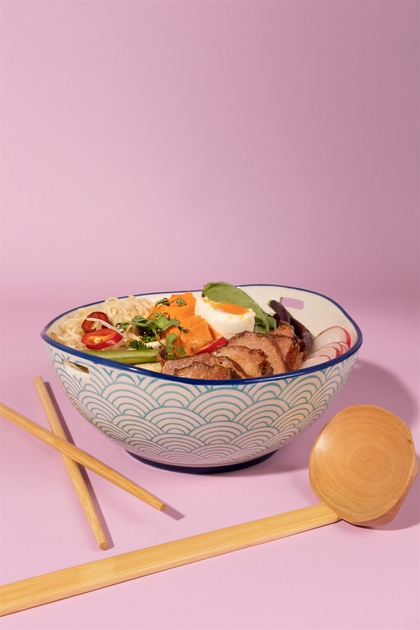 Миска для рамен Typhoon World Foods з паличками 0.8 л (5010853283715) - зображення 3