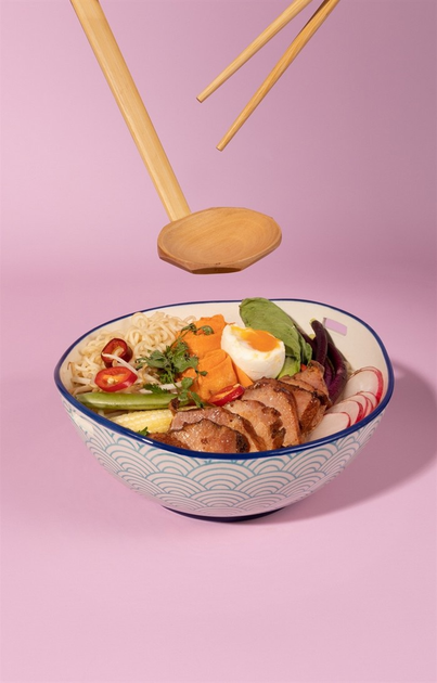Миска для рамен Typhoon World Foods з паличками 0.8 л (5010853283715) - зображення 4