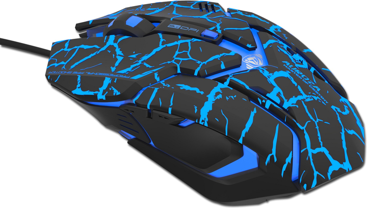 Mysz E-Blue Auroza Gaming USB Black (EMS639BKCA-IU) - obraz 5