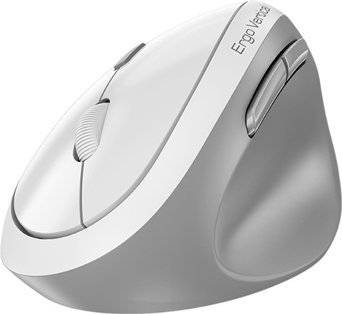 Миша Genius Ergo 8350S Wireless/Bluetooth White/Grey (31030041401) - зображення 3