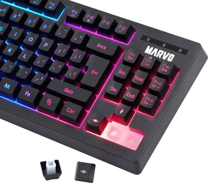 Zestaw przewodowy Marvo CM310 Black (CM310 US) - obraz 4
