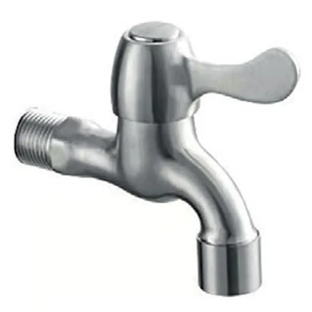 Кран для холодної води 1/2 Mixxus BIB-01 (нерж. сталь) (MI6152) - зображення 2